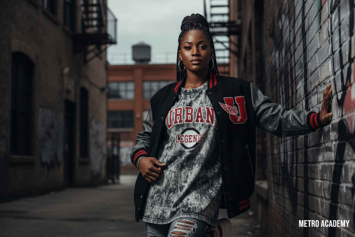 Black Woman Streetwear Banner