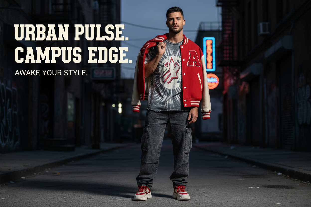 Streetwear College Style Banner